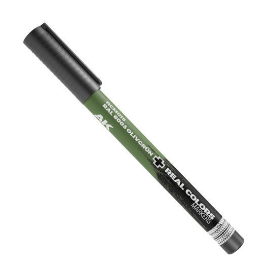 AK Interactive RAL6003 Olivgrun Real Colours Acrylic Paint Marker RCM015