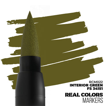 AK Interactive Interior Green FS34151 Real Colours Acrylic Paint Marker RCM022