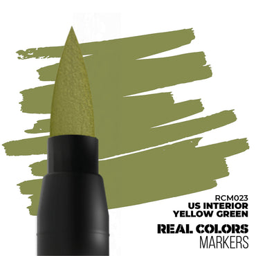 AK Interactive US Interior Yellow Green Real Colours Acrylic Paint Marker RCM023