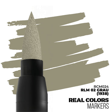 AK Interactive RLM 02 Grau (1938) Real Colours Acrylic Paint Marker RCM024