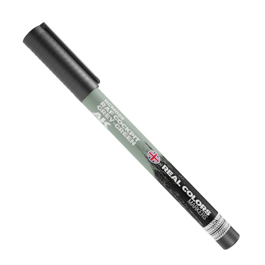 AK Interactive RAF Cockpit Grey-Green Real Colours Acrylic Paint Marker RCM028