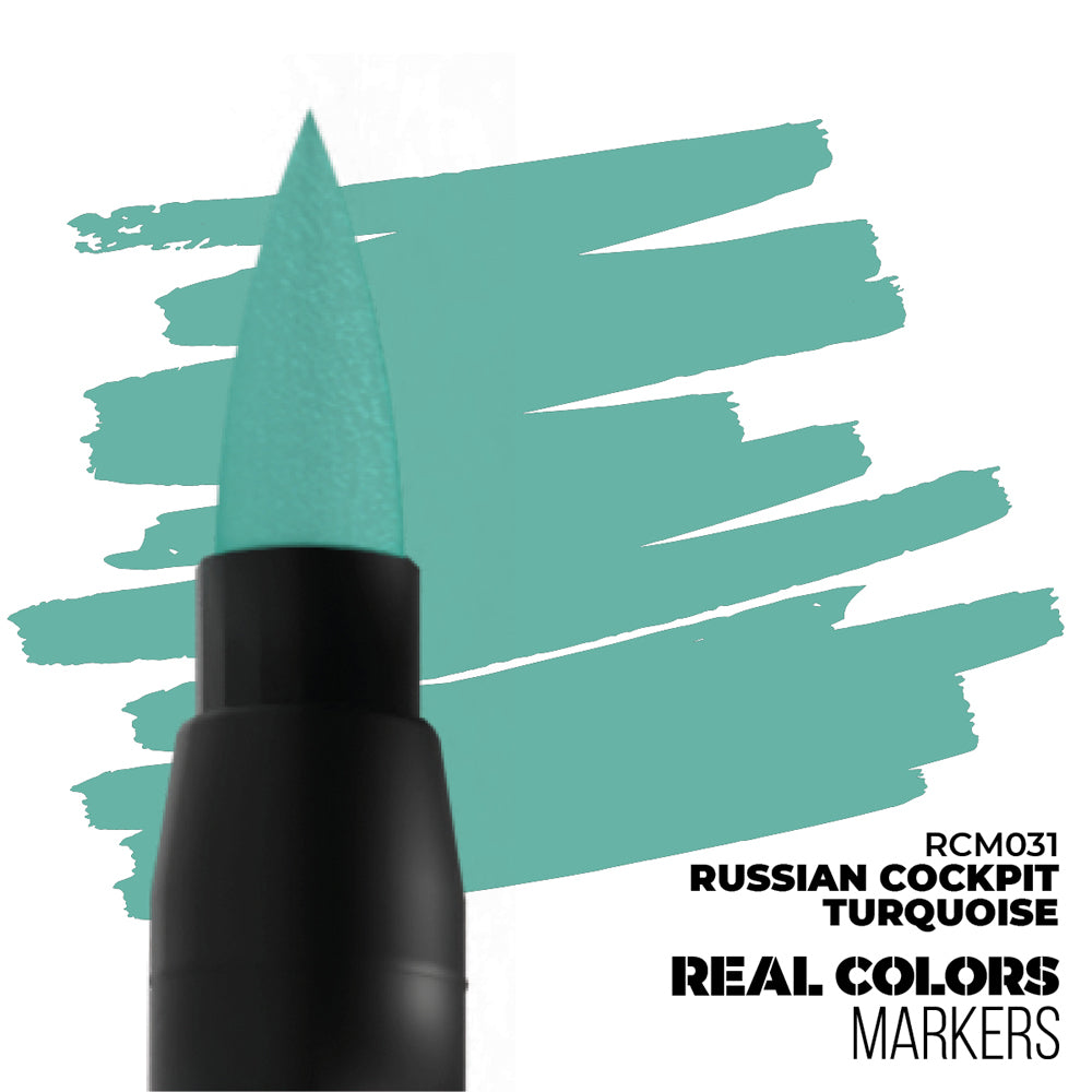 AK Interactive Russian Cockpit Torquoise Real Colours Paint Marker RCM031