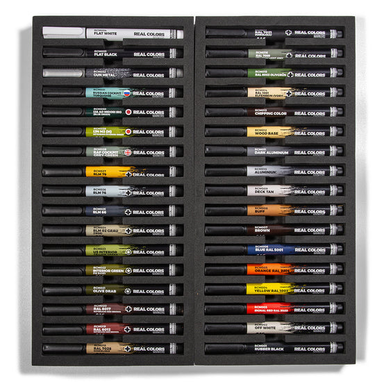 AK Interactive Real Colours Markers Deluxe Case - Full 34 Colour Set R ...