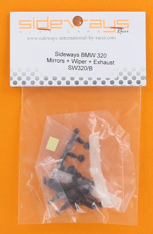 Sideways SW320-B BMW 320 Mirrors/Wipers/Exhaust 1:32