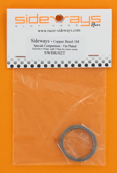 Sideways SWBR-02T Tin Plated Copper Braid 0.195mm Extra Soft 1m 1:32