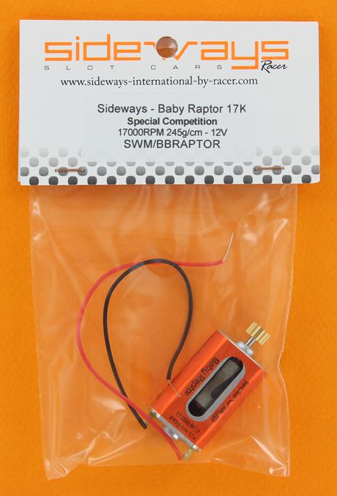 Sideways SWM-BBRAPTOR Motor 17k RPM 245g/cm 12v 1:32