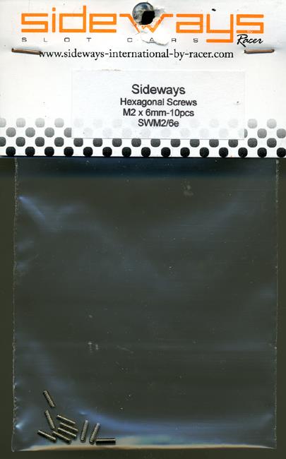 Sideways SWM2-6-EVO Hexagonal Screws Hard M2 x 6mm (10) 1:32