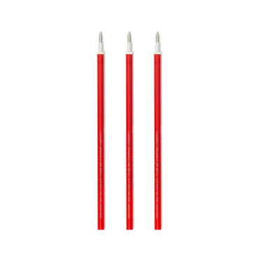 Legami Erasable Pen Refill - Red Ink - 3-Pack