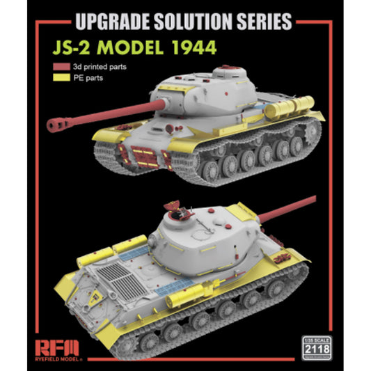 Ryefield Models 2118 Etch & 3D-Printed Upgrade Set for JS-2 5160 1:35 Model Kit