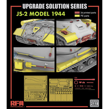 Ryefield Models 2118 Etch & 3D-Printed Upgrade Set for JS-2 5160 1:35 Model Kit