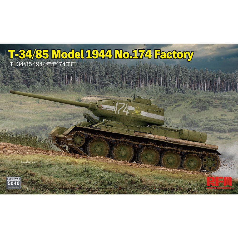 Ryefield Models 5040 T38/85 Model 1945 No.174 Factory 1:35 Plastic Model Kit