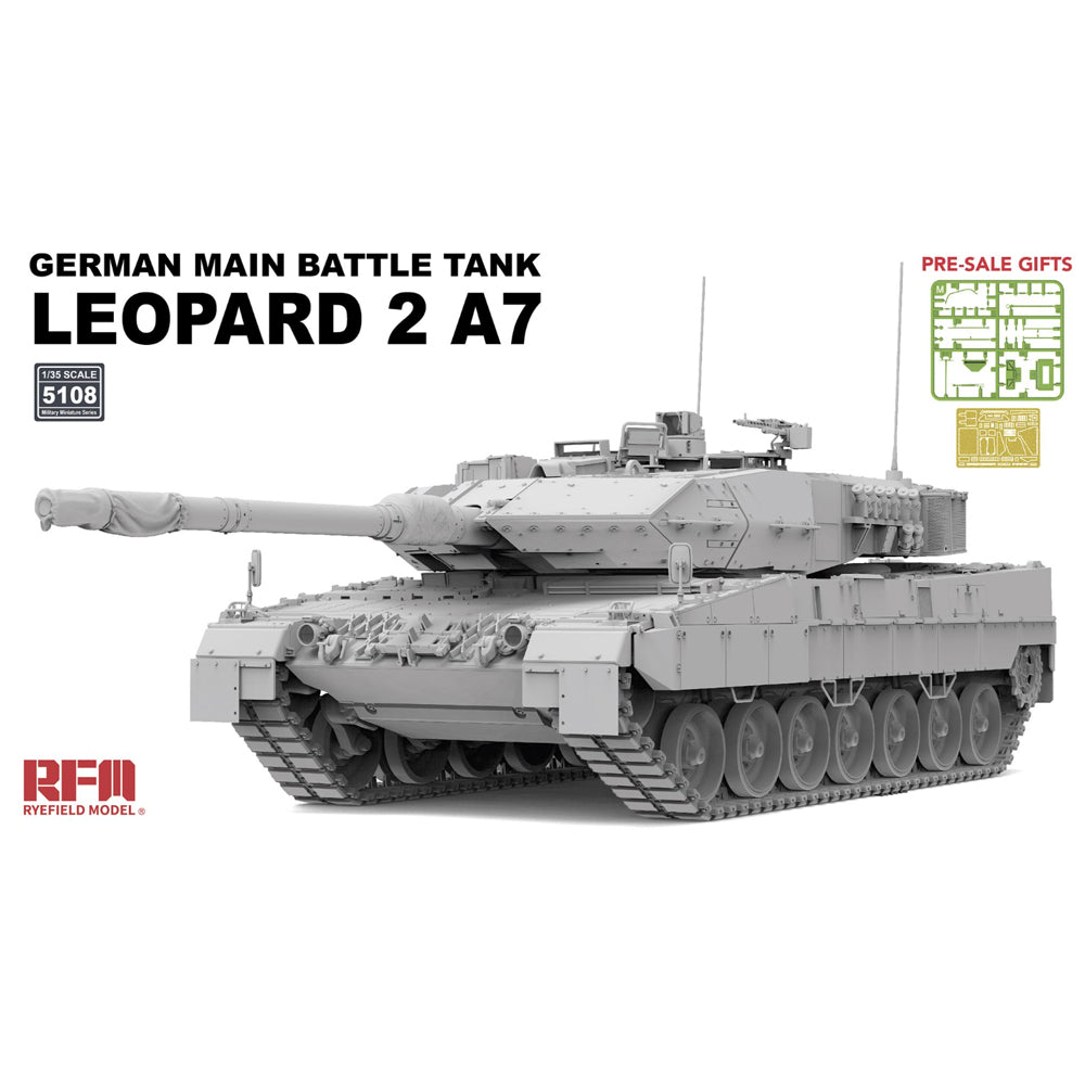 Ryefield Models 5108 Leopard 2 A7 German MBT 1:35 Model Kit