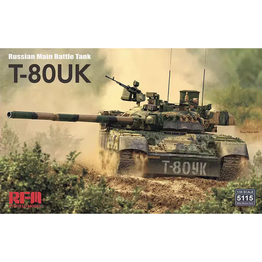 Ryefield Models 5115 T-80UK Russian Main Battle Tank 1:35 Model Kit
