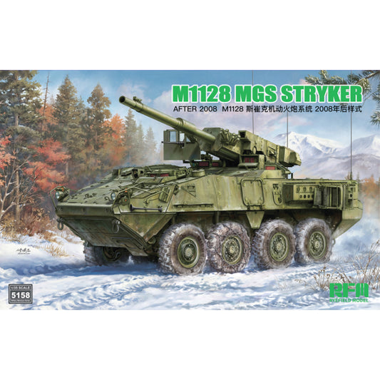 Ryefield Models 5158 M1128 MGS Stryker After 2008 1:35 Model Kit