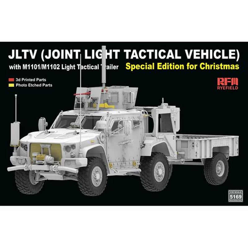 Ryefield 5169 JLTV with M1101/M1102 Light Tactical Trailer 1:35 Model Kit
