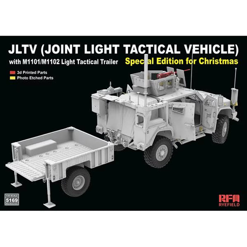 Ryefield 5169 JLTV with M1101/M1102 Light Tactical Trailer 1:35 Model Kit