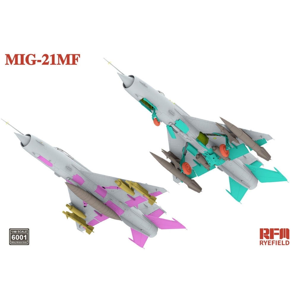 Ryefield Model RM6001 MiG-21MF 1:48 Model Kit