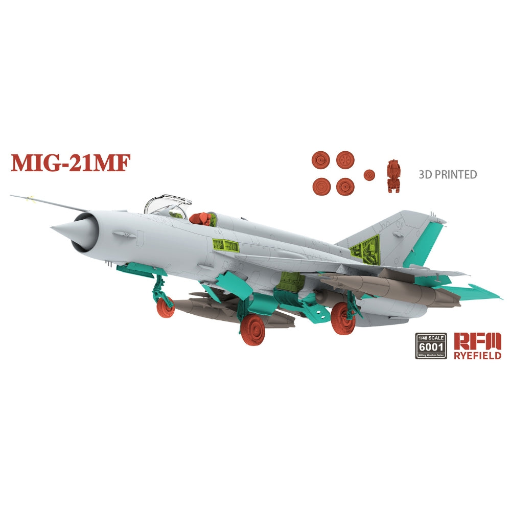 Ryefield Model RM6001 MiG-21MF 1:48 Model Kit
