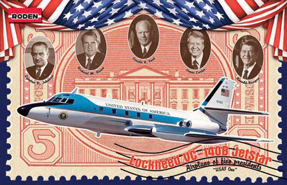 Roden 324 Lockheed VC-140B Jetstar 1:144 Aircraft Model Kit