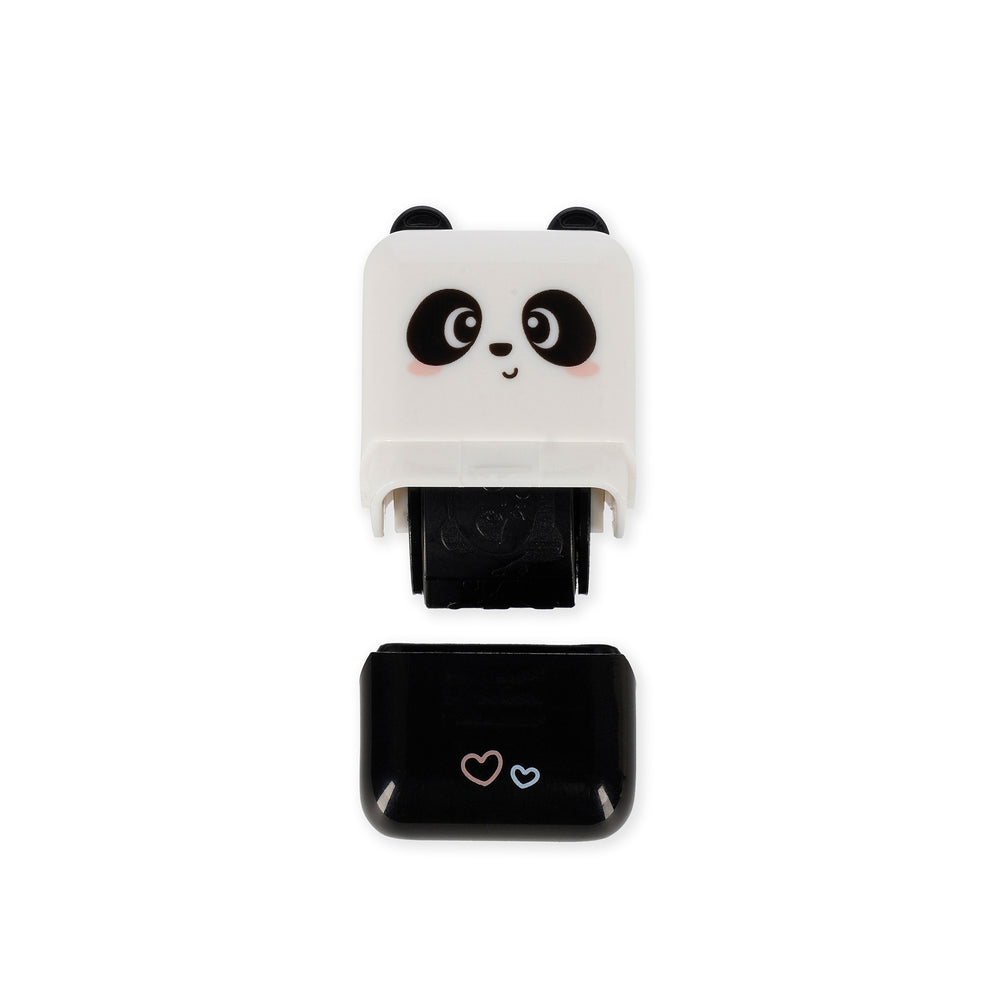 Legami Deco Roller Stamp Decorative Roller Stamp - Panda - Black Ink