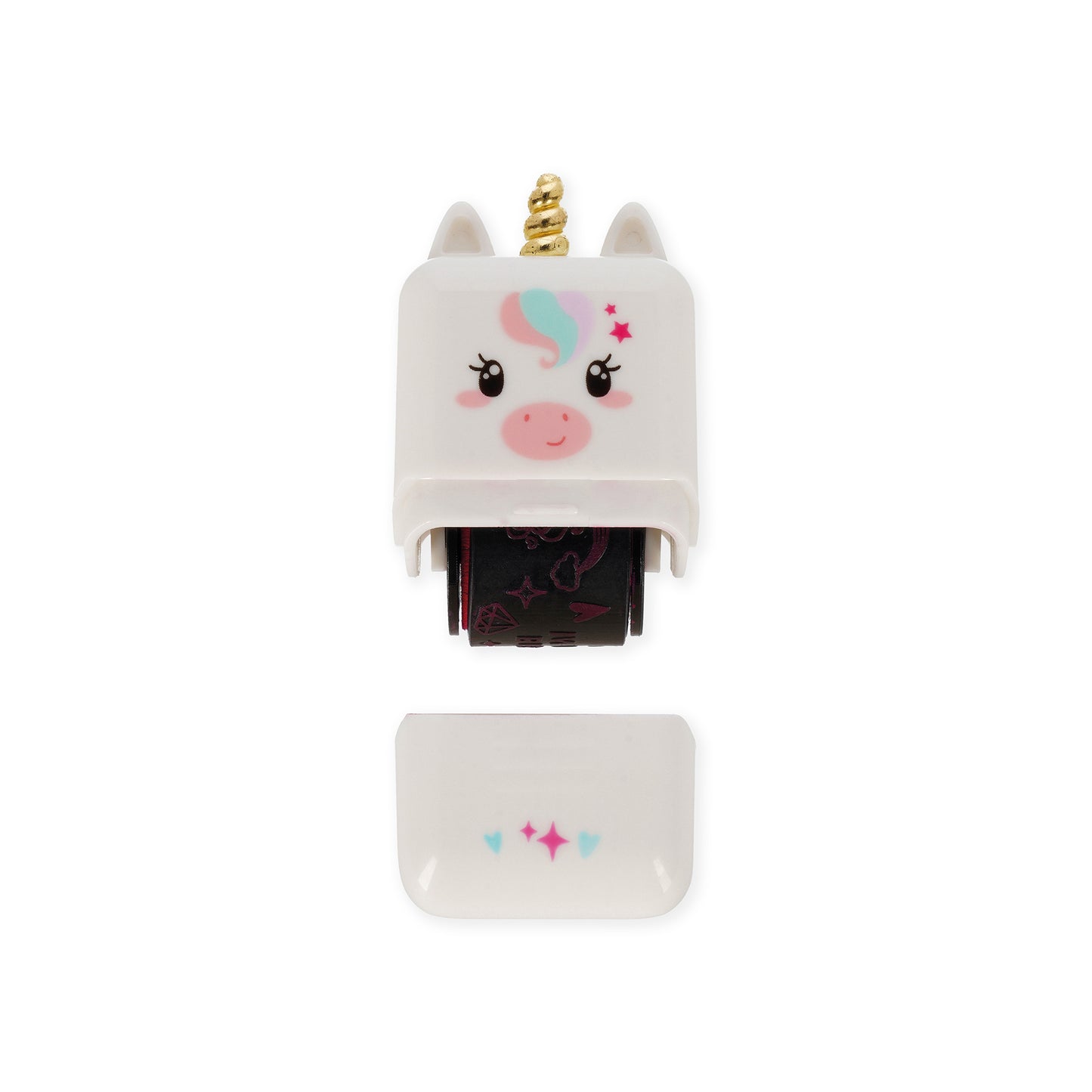 Legami Deco Roller Stamp Decorative Roller Stamp - Unicorn - Fuchsia