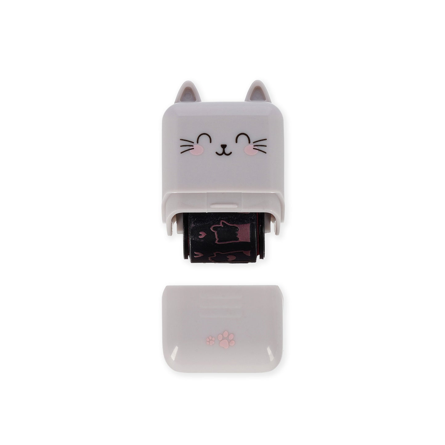 Legami Deco Roller Stamp Decorative Roller Stamp - Kitty - Pink Ink