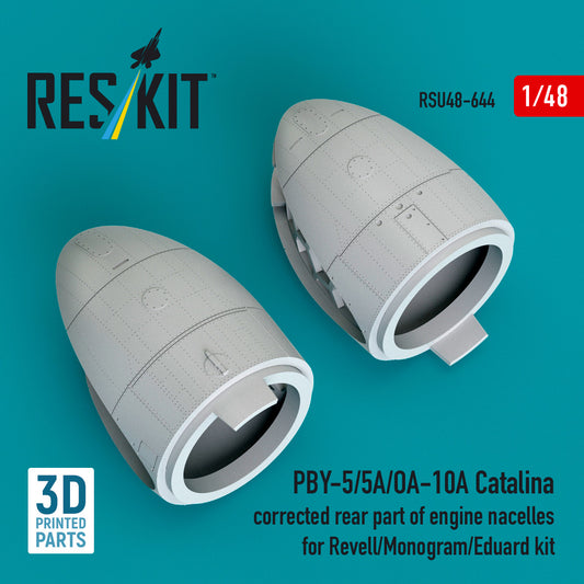 Reskit Consolidated PBY-5/PBY-5A/OA-10A Catalina Correct Engine Nacelles 1:48