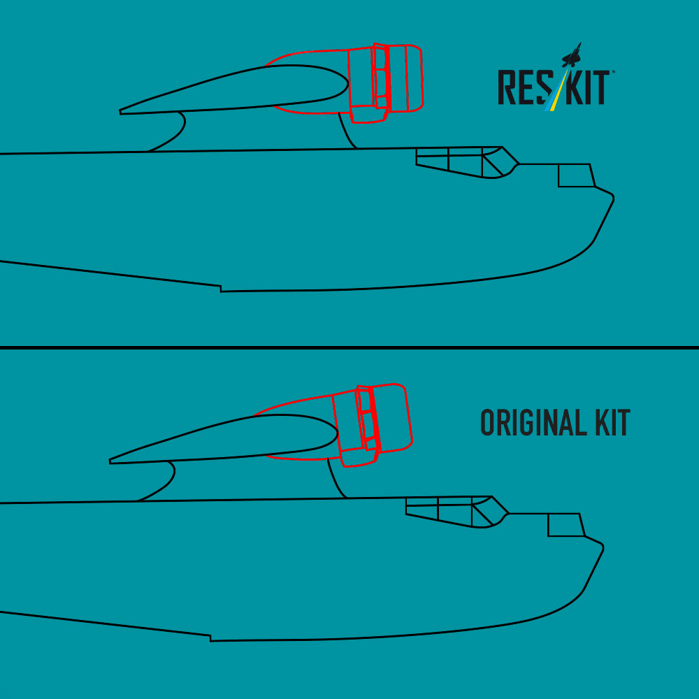 Reskit Consolidated PBY-5/PBY-5A/OA-10A Catalina Correct Engine Nacelles 1:48