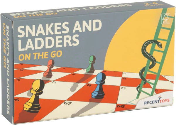 On the Go Snakes & Ladders Travel Game RT-5195