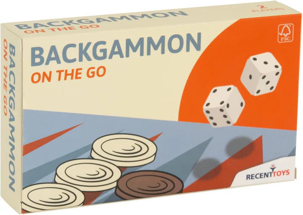 On the Go Backgammon Travel Game RT-5196