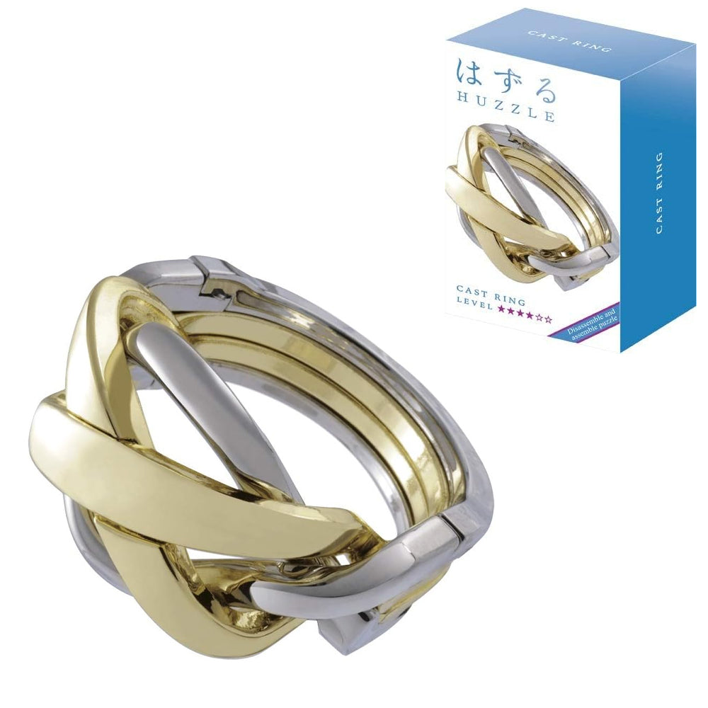 Huzzle Ring - Cast Metal Puzzle Brainteaser by Hanayama H5051