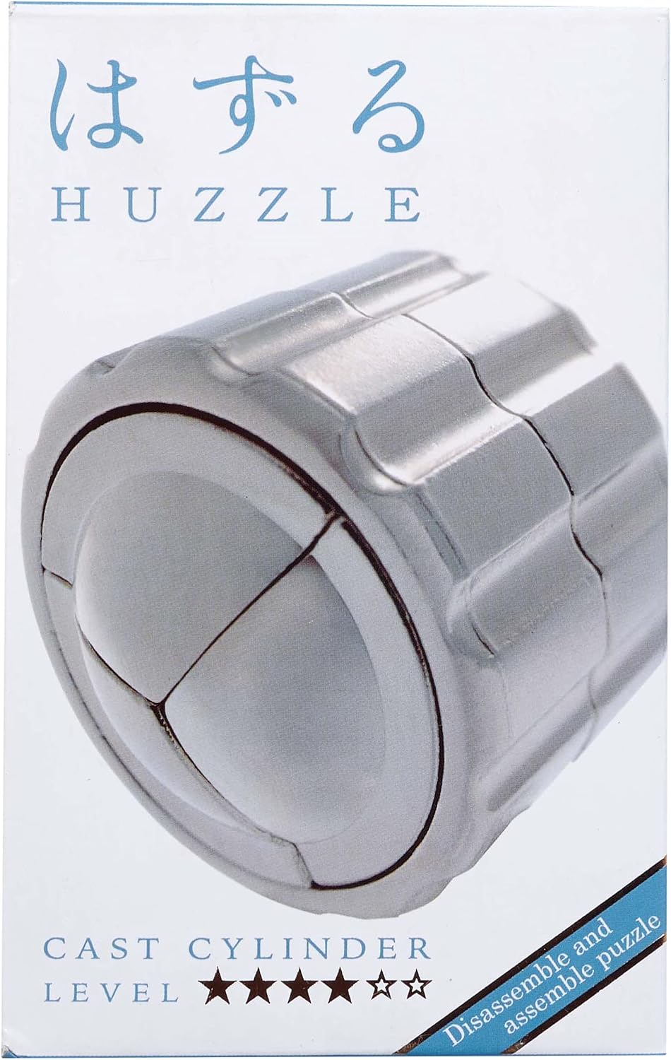 Huzzle Cylinder - Cast Metal Puzzle Brainteaser by Hanayama H5058 - image 4