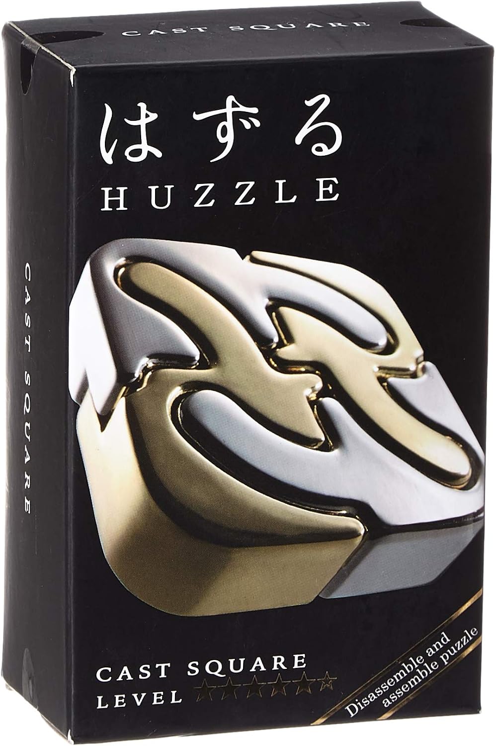 Huzzle Square - Cast Metal Puzzle Brainteaser by Hanayama H5092
