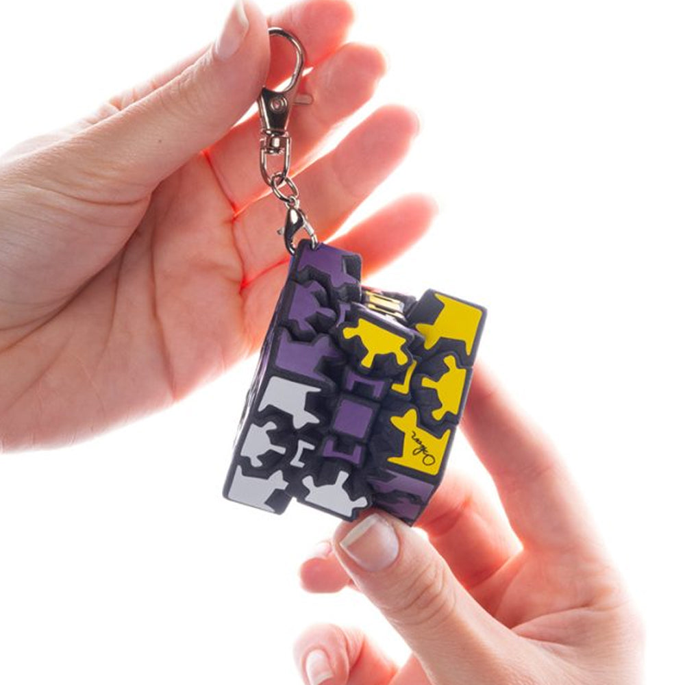 Mini Mefferts Deluxe Mini Gear Cube Brain Puzzle Keyring from Recent Toys M5153