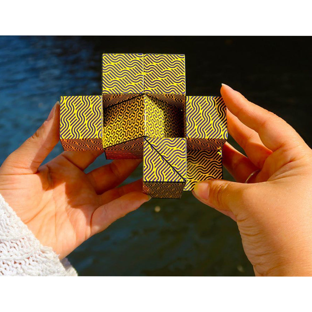 Dynacube Shape-Shifting Cube - 100 Shapes to Create! From Recent Toys RT28