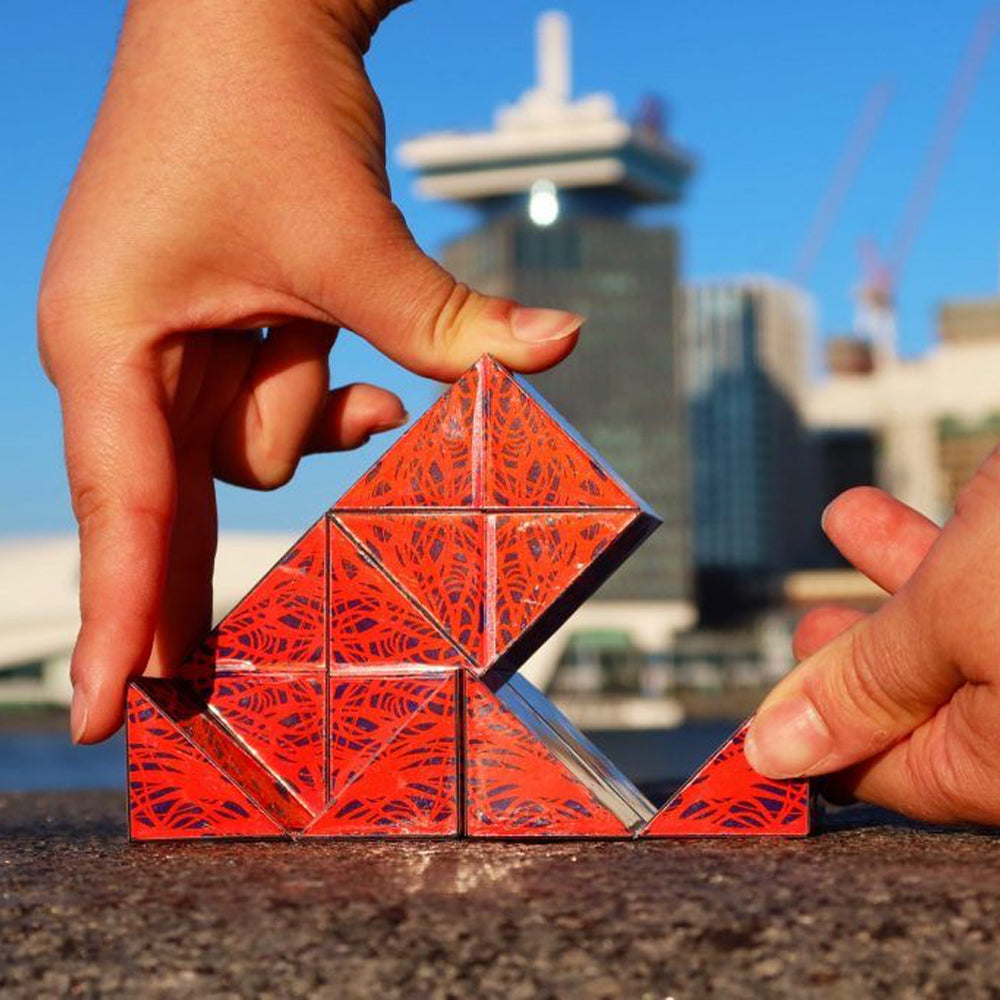 Dynacube Shape-Shifting Cube - 100 Shapes to Create! From Recent Toys RT28