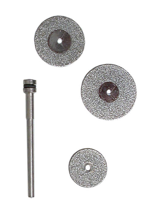 Rotacraft SA7004-S Diamond Saws (3) and Mandrel