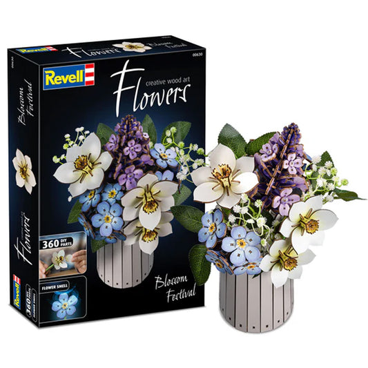 Revell Flowers: Blossom Festival - Creative Art Wooden Craft Kit