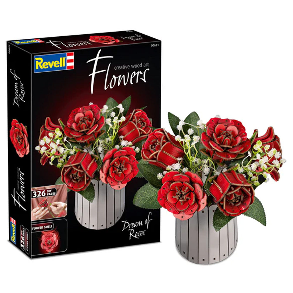 Revell Flowers: Dream of Roses - Creative Art Wooden Craft Kit