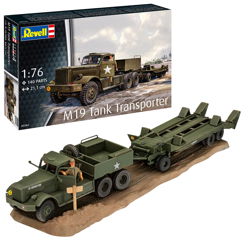 M19 Model Kit Revell 03364 M19 Tank Transporter 1:76 Model Kit – Jadlam Toys & Models