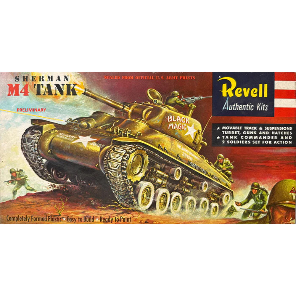 Revell 03369 M4 Sherman Tank 1:40 Model Kit