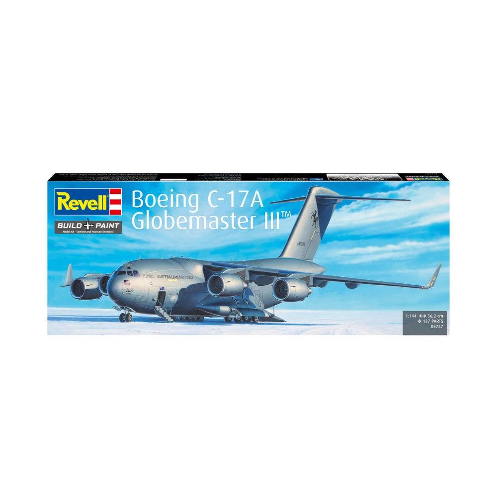 Revell 03747 Boeing C-17A Globemaster III 1:144 Model Kit – Jadlam