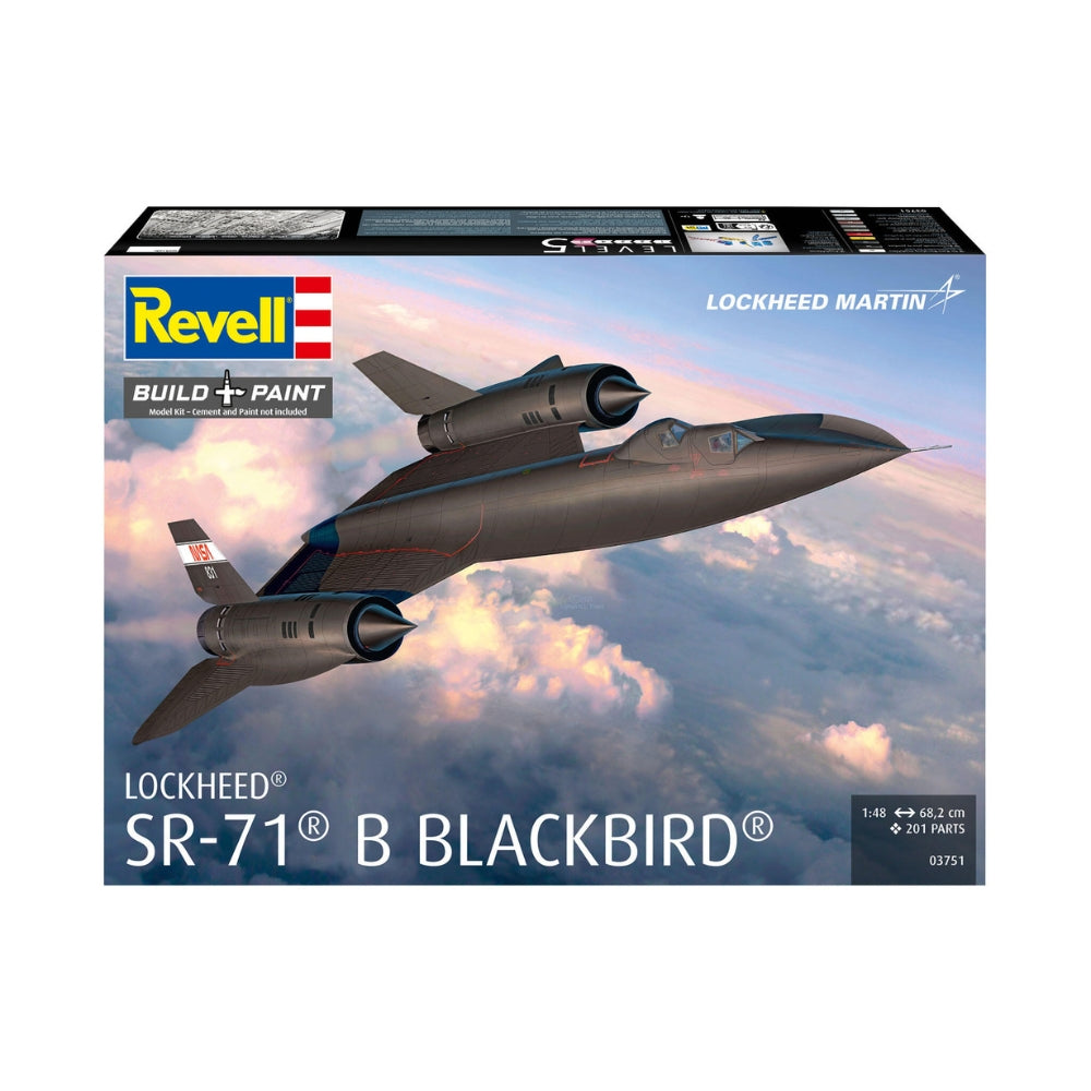 Revell 03751 Lockheed SR-71B Blackbird New Parts 1:48 Model Kit
