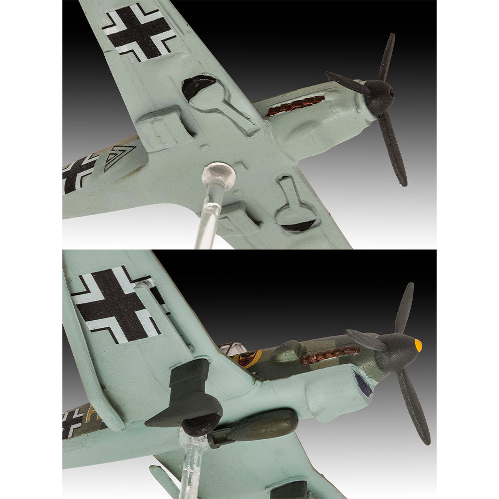 Revell 03770 Messerschmitt Bf109E & Junkers Ju87B Stuka 1:144 Model Kit
