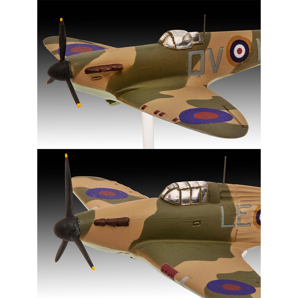 Revell 03771 Supermarine Spitfire Mk.Ia & Hawker Hurricane Mk.I  1:144 Model Kit