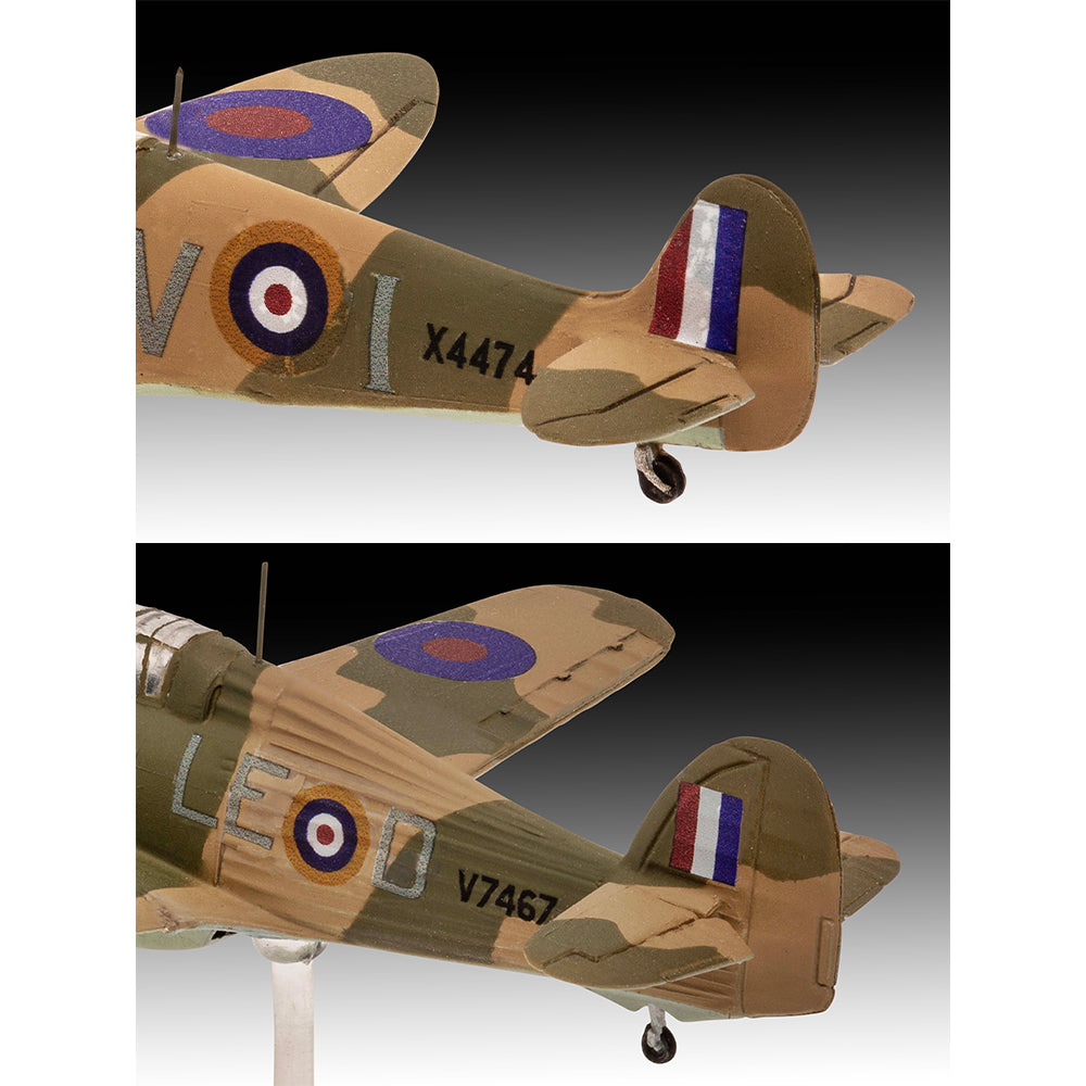 Revell 03771 Supermarine Spitfire Mk.Ia & Hawker Hurricane Mk.I  1:144 Model Kit
