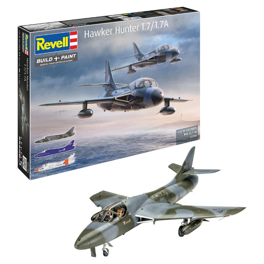 Revell 03786 Hawker Hunter T.7/T.7A 1:32 Model Kit