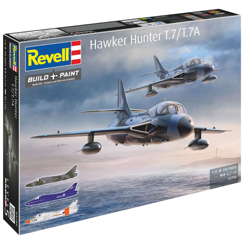 Revell 03786 Hawker Hunter T.7/T.7A 1:32 Model Kit