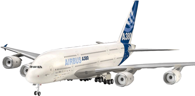 REVELL Airbus A380 "New Livery" 1:144 Aircraft Model Kit - 04218