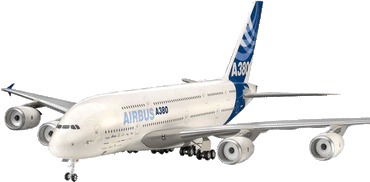 REVELL Airbus A380 "New Livery" 1:144 Aircraft Model Kit - 04218